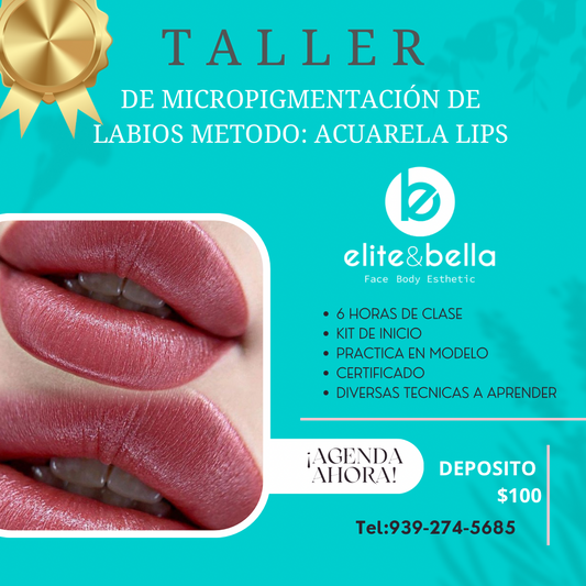 TALLER MÉTODO ACUARELA LIPS PRESENCIAL